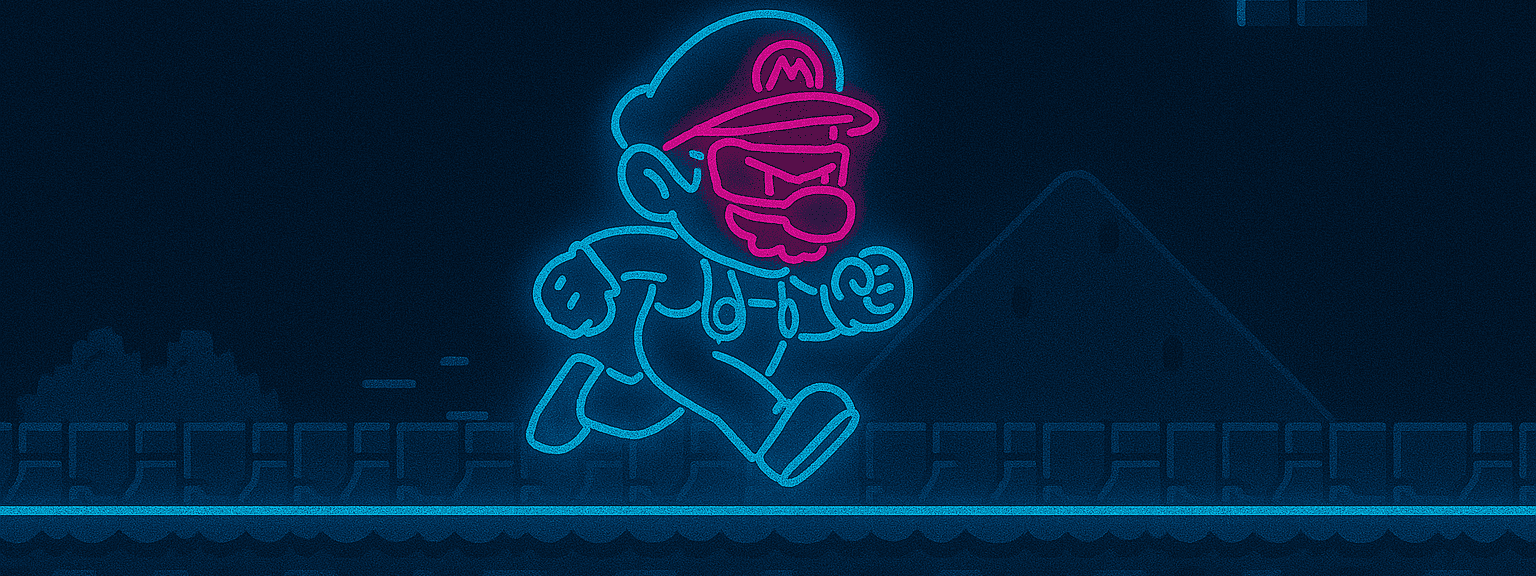 Cyber Mario — Public Testing Beta — hero banner